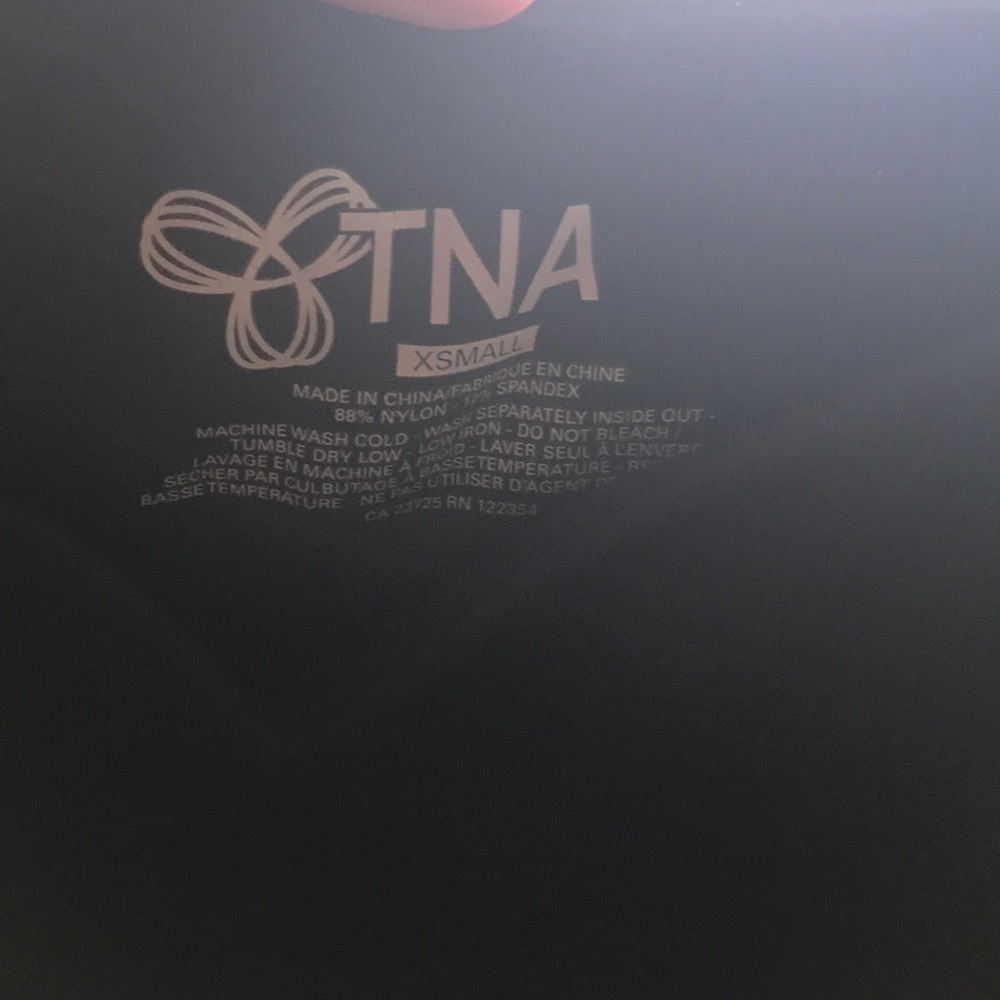 TNA low crop black legging.